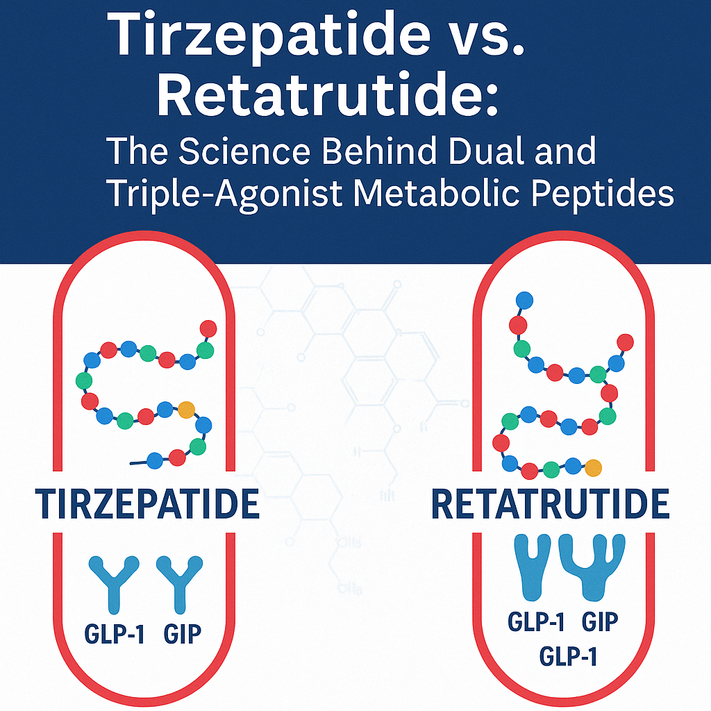 Tirzepatide vs. Retatrutide: The Science Behind Dual and Triple-Agonist Metabolic Peptides