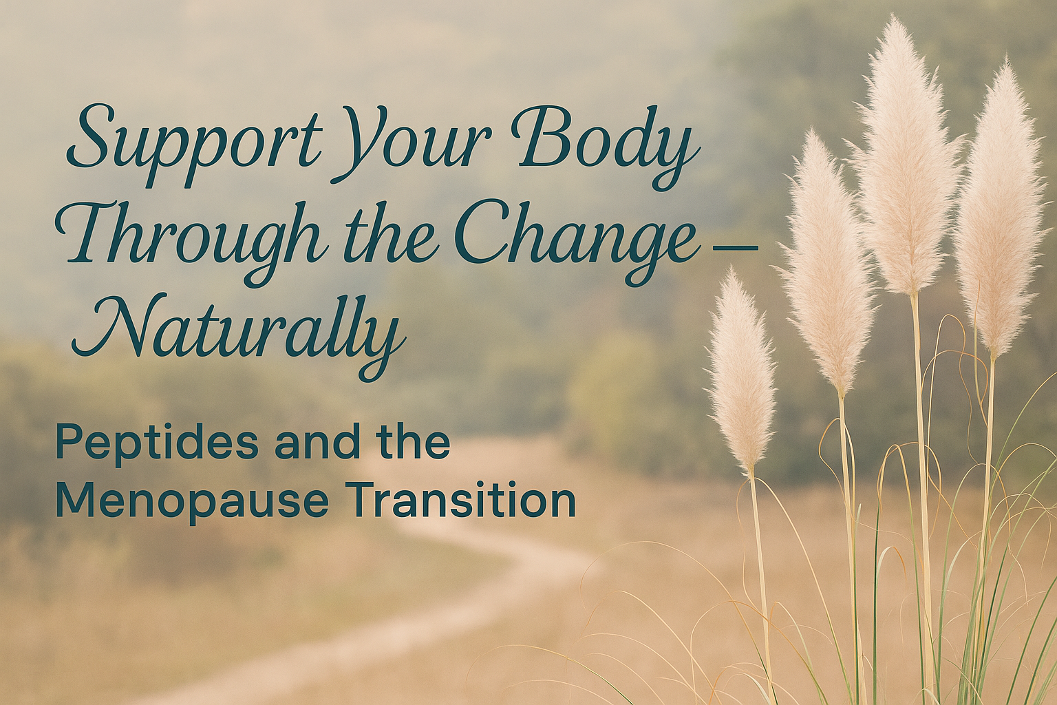 Peptides and the Menopause Transition: Natural Solutions for a Smoother Change