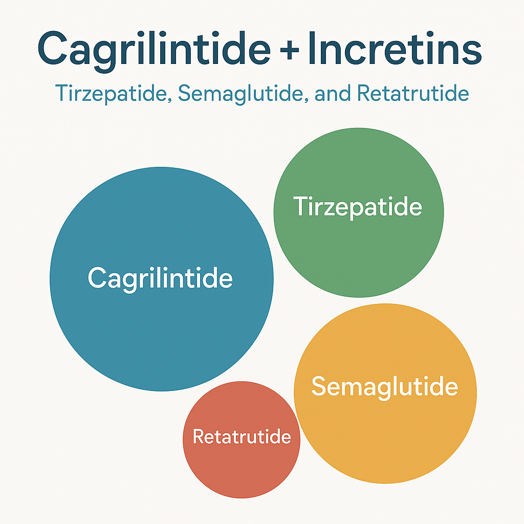 Cagrilintide + Incretins: Why Amylin Signaling Supercharges Modern Metabolic Therapies
