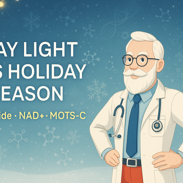 Stay Light This Holiday Season: How Retatrutide, NAD+, and MOTS-C Support Metabolism, Energy, and Real Results