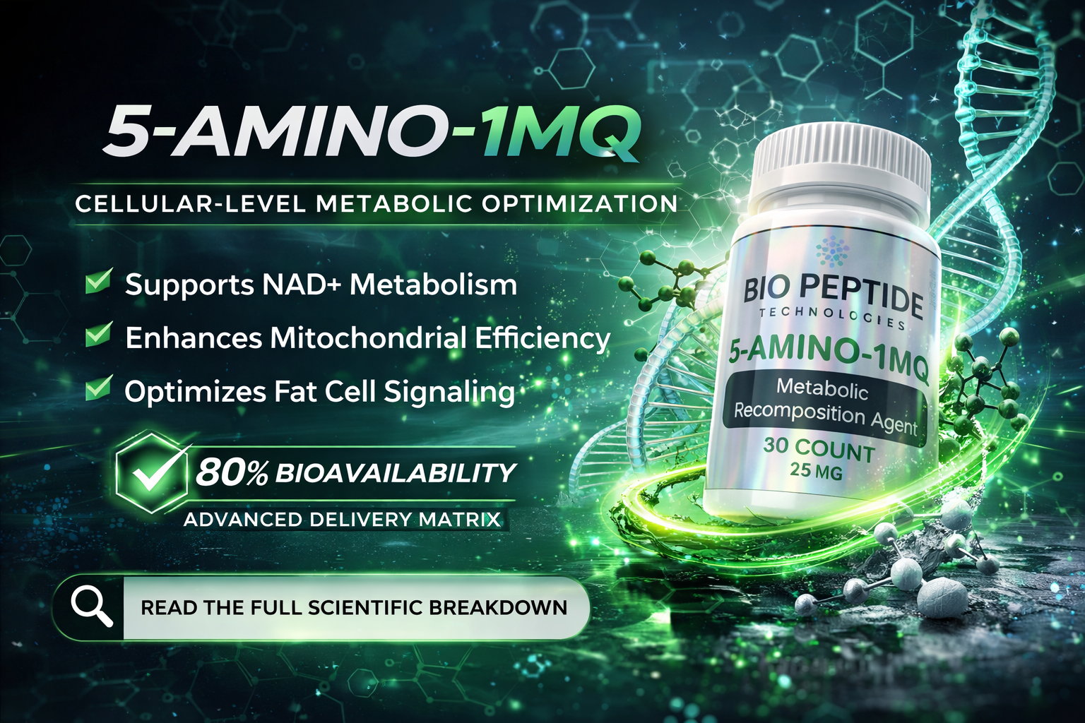 5-Amino-1MQ: Cellular-Level Metabolic Optimization and the Future of Intelligent Body Recomposition