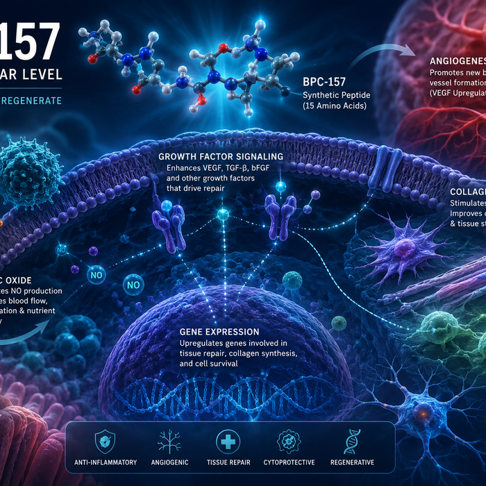 BPC-157: A Deep Dive Into the Cellular Mechanisms Behind One of the Most Studied Regenerative Peptides