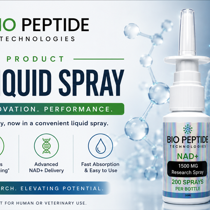 NAD+ Liquid Spray: Exploring the Science Behind Intranasal Delivery Systems for Research Applications