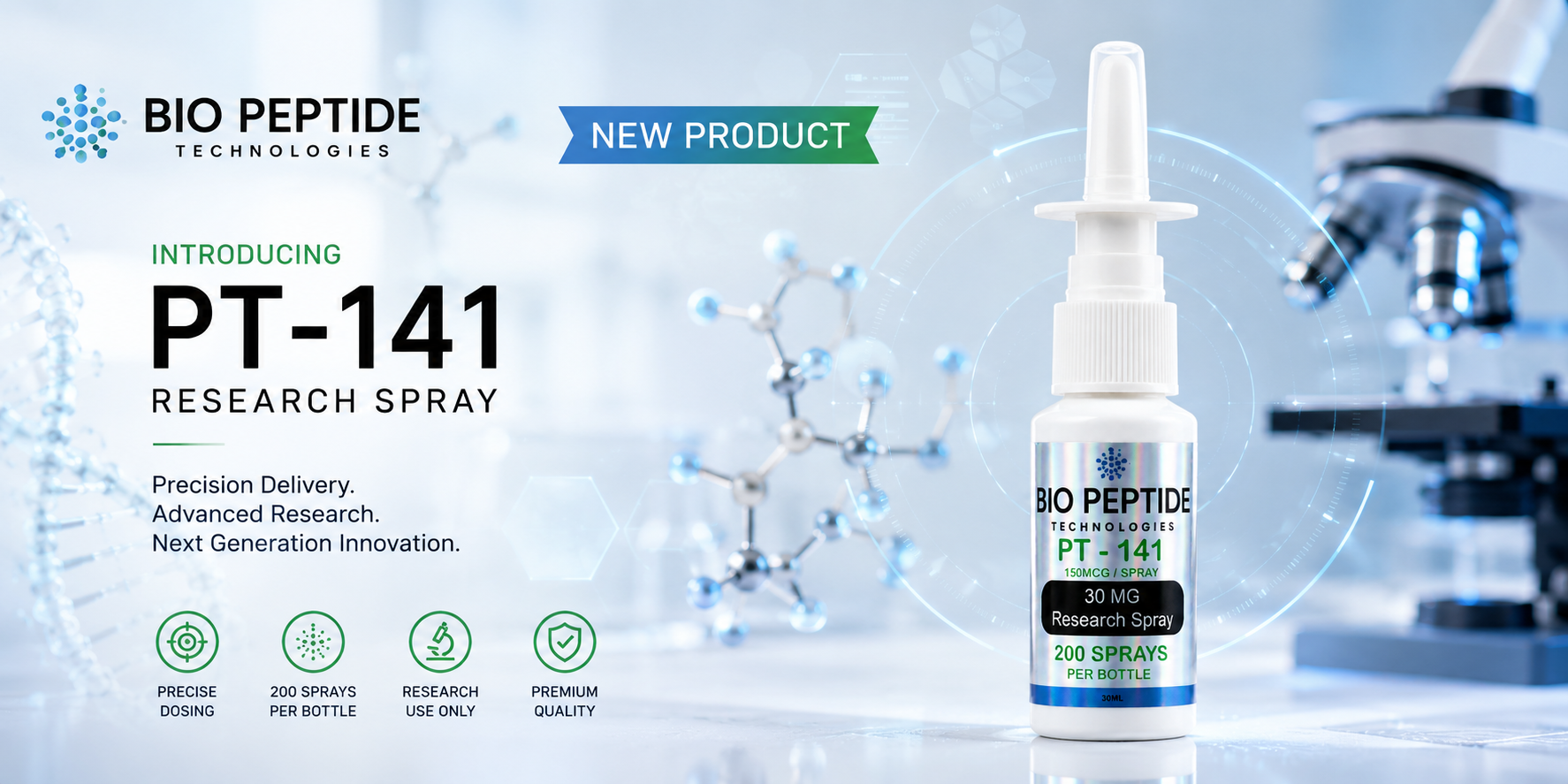 PT-141 Research Spray: Advancing Peptide Delivery Through Precision and Innovation