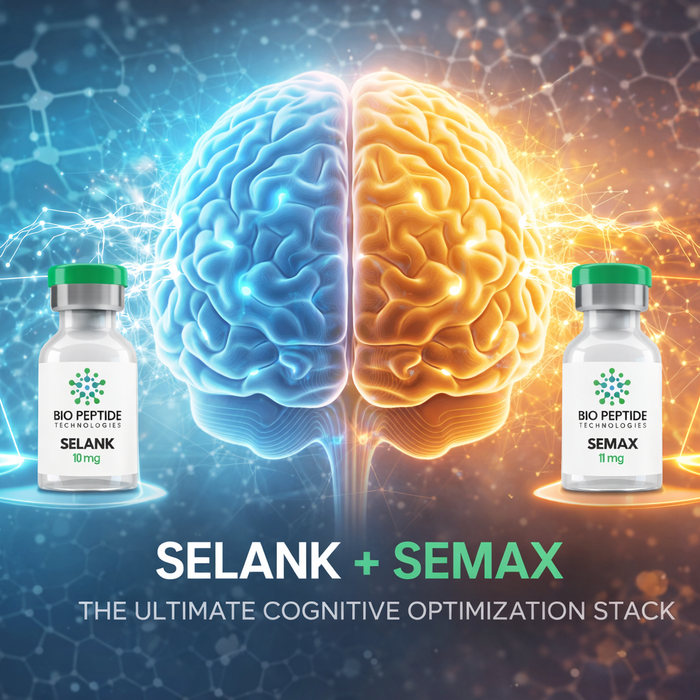 Selank & Semax: The Dual-Peptide System for Cognitive Performance, Stress Control, and Neuroprotection