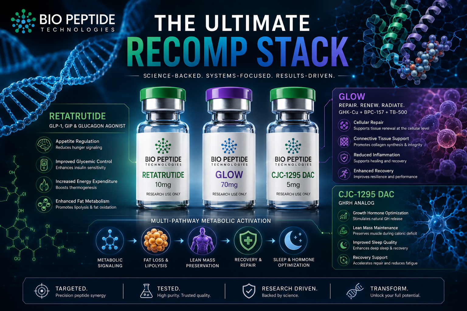 A Systems Biology Approach to Fat Loss, Metabolic Optimization, Recovery, and Lean Mass Preservation