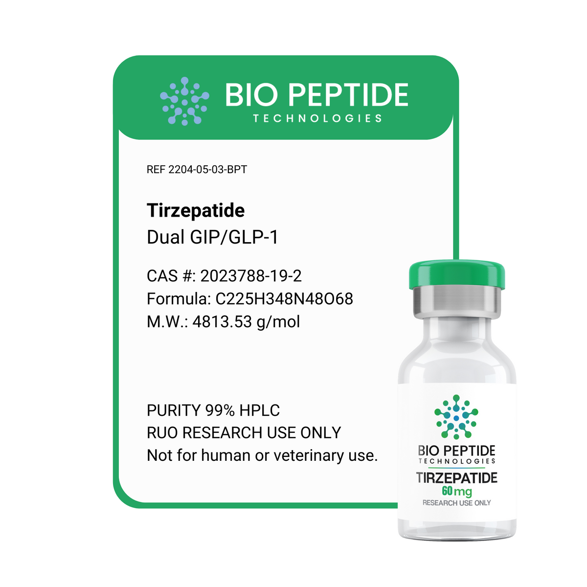Tirz 60mg — Biopeptitech