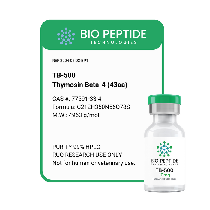 TB-500 (Thymosin Beta-4) 10mg (43aa)